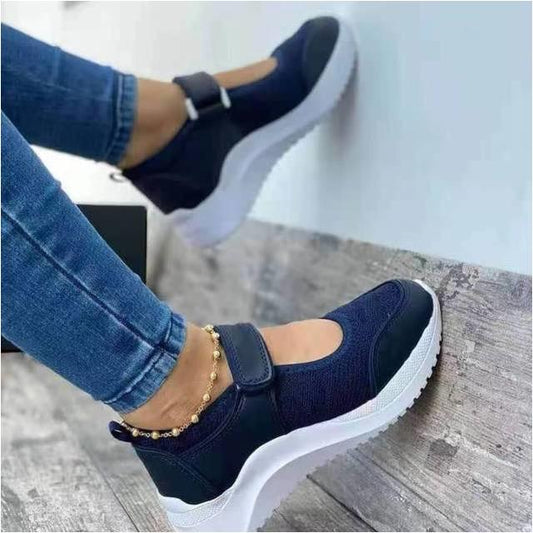 Mesh Platform Casual Sneakers