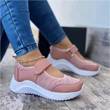 Mesh Platform Casual Sneakers